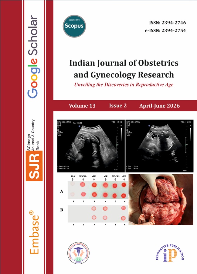 Indian Journal of Obstetrics and Gynecology Research