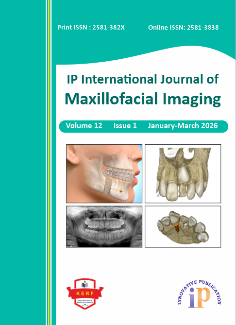 IP International Journal of Maxillofacial Imaging