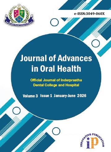 Journal of Advances in Oral Health