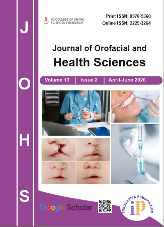 Journal of Orofacial and Health Sciences