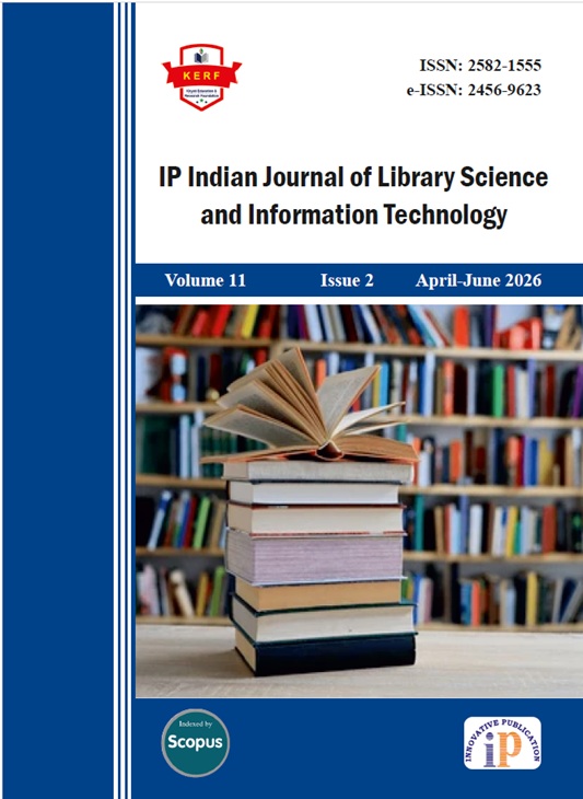 IP Indian Journal of Library Science and Information Technology