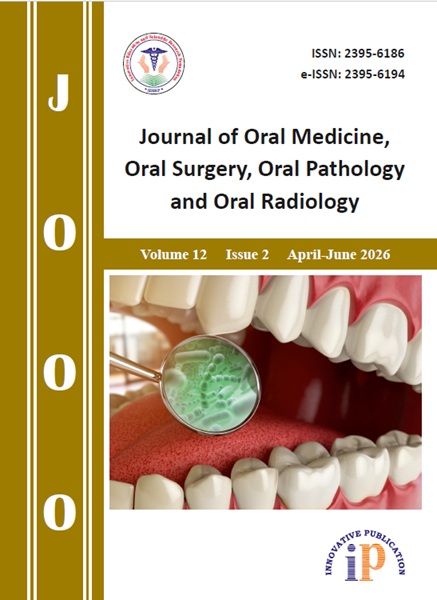 Journal of Oral Medicine, Oral Surgery, Oral Pathology and Oral Radiology
