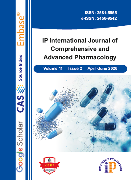 IP International Journal of Comprehensive and Advanced Pharmacology