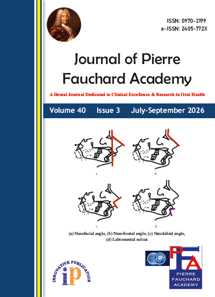 Journal of Pierre Fauchard Academy (India Section)