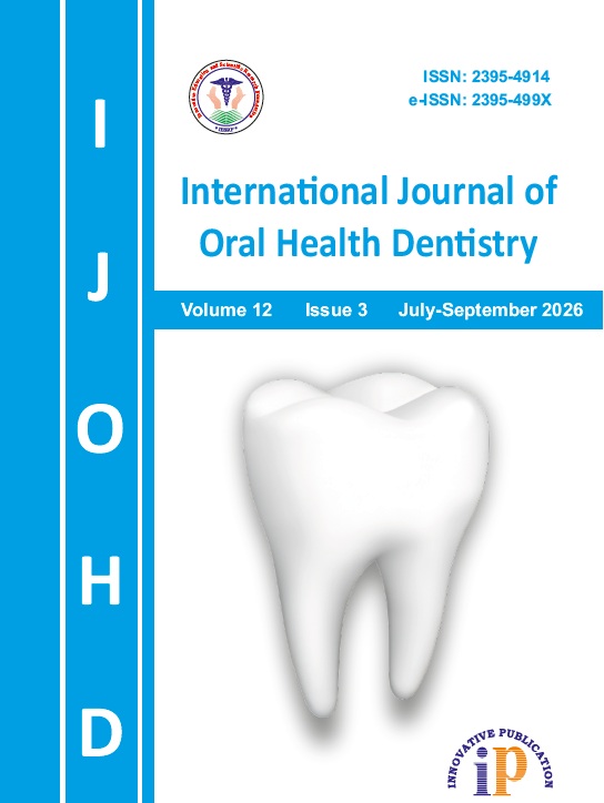 International Journal of Oral Health Dentistry