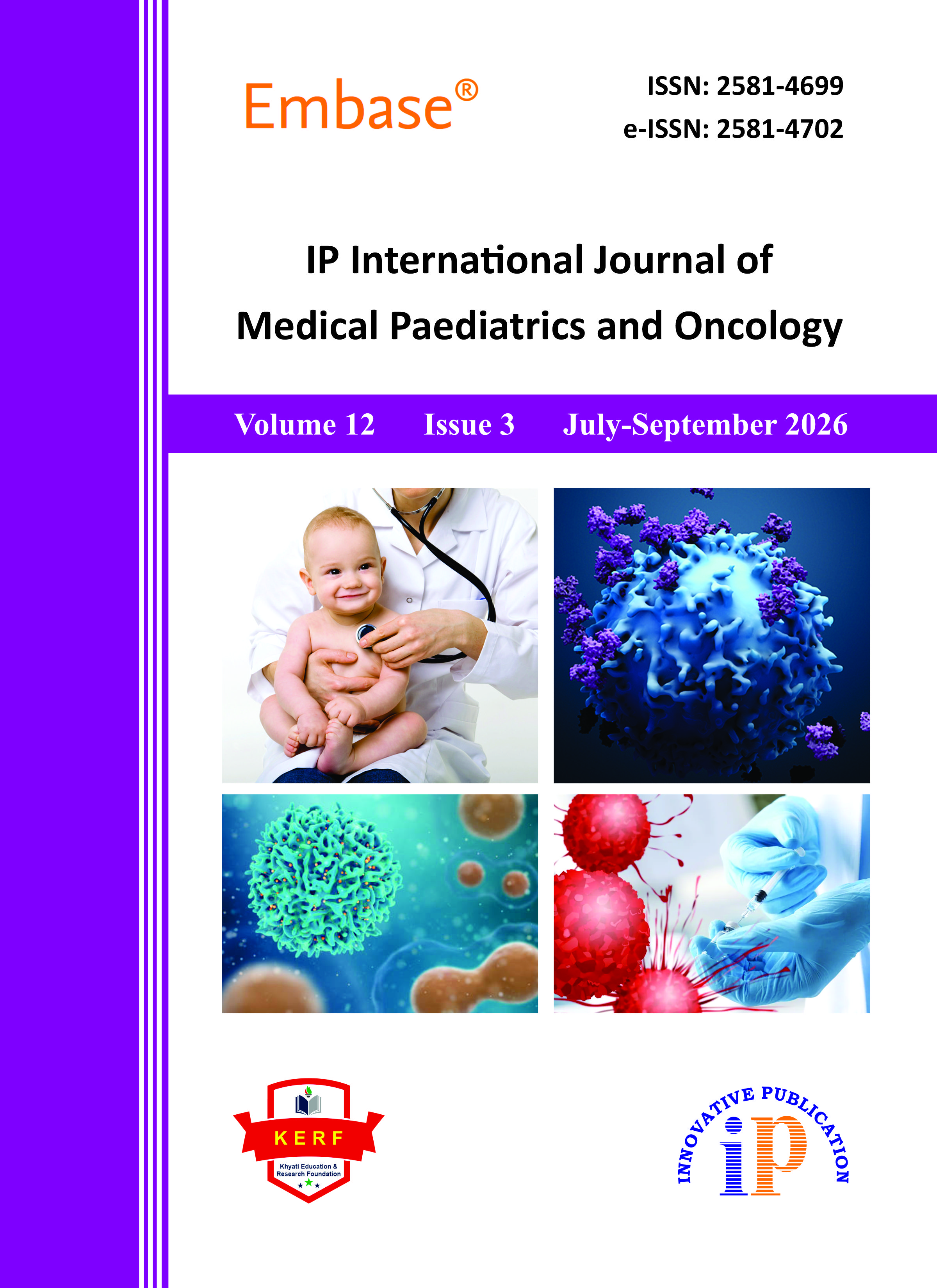 IP International Journal of Medical Paediatrics and Oncology