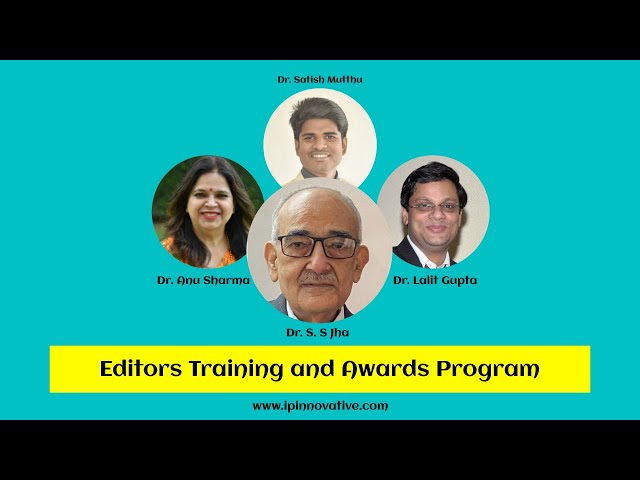 Editors Training and Awards Program - 2022 Banner