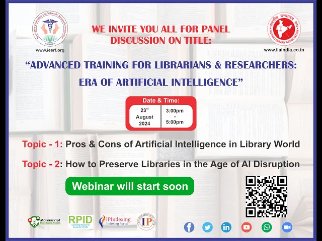 Transforming Libraries in the Era of Artificial Intelligence Banner