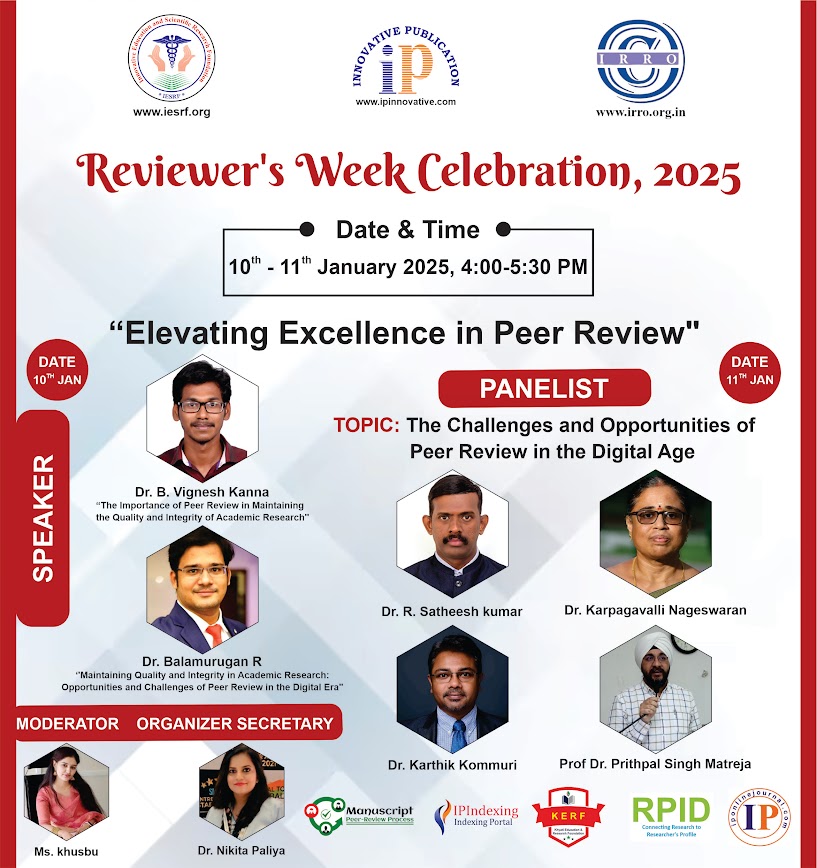 Reviewer's Week Celebration 2025 Banner