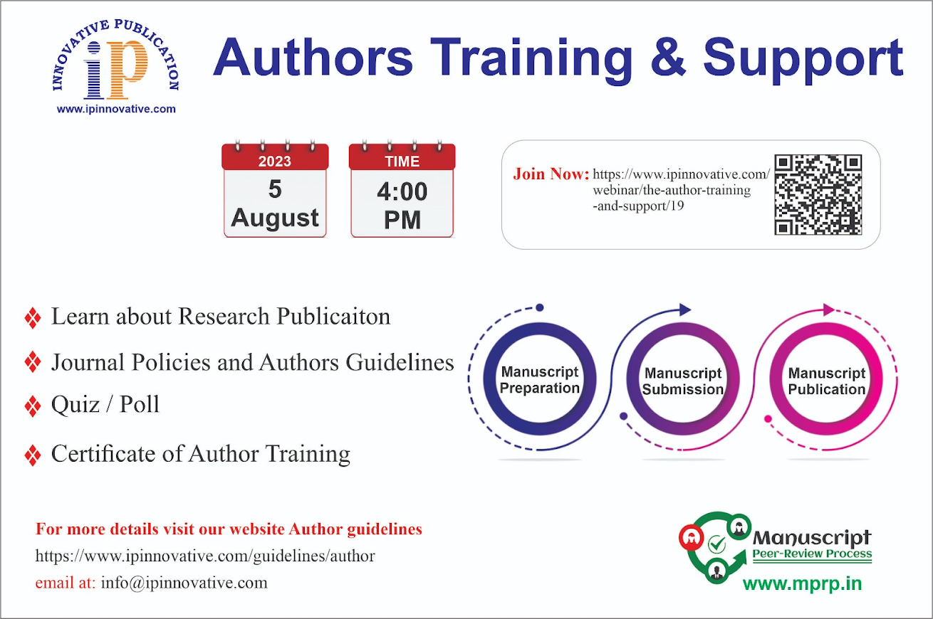 Authors Training and Support Banner